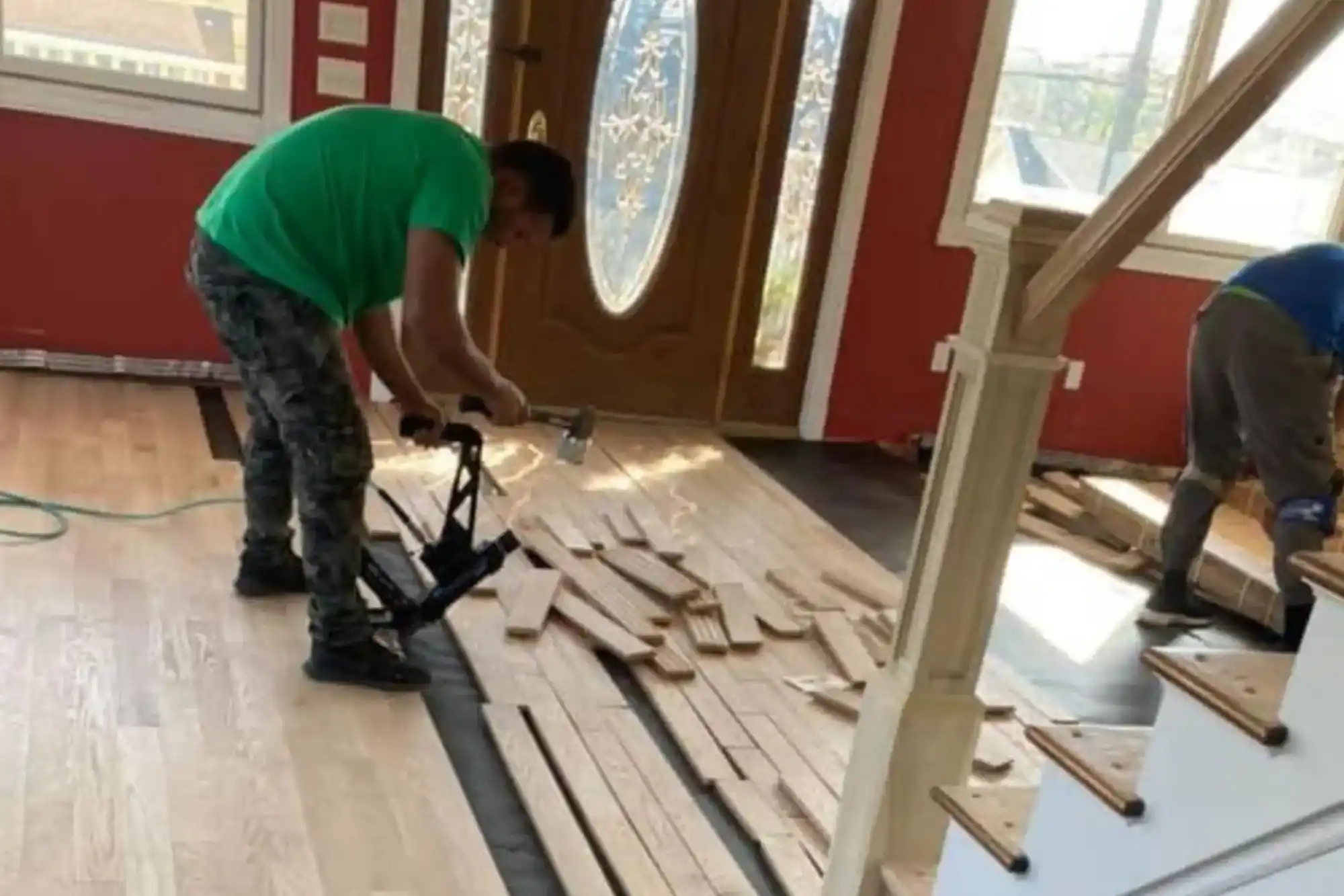 Expert hardwood floor installation – precision fitting, durable materials, and seamless finishes for homes in Huntington Station & Long Island. High-quality wood flooring solutions.